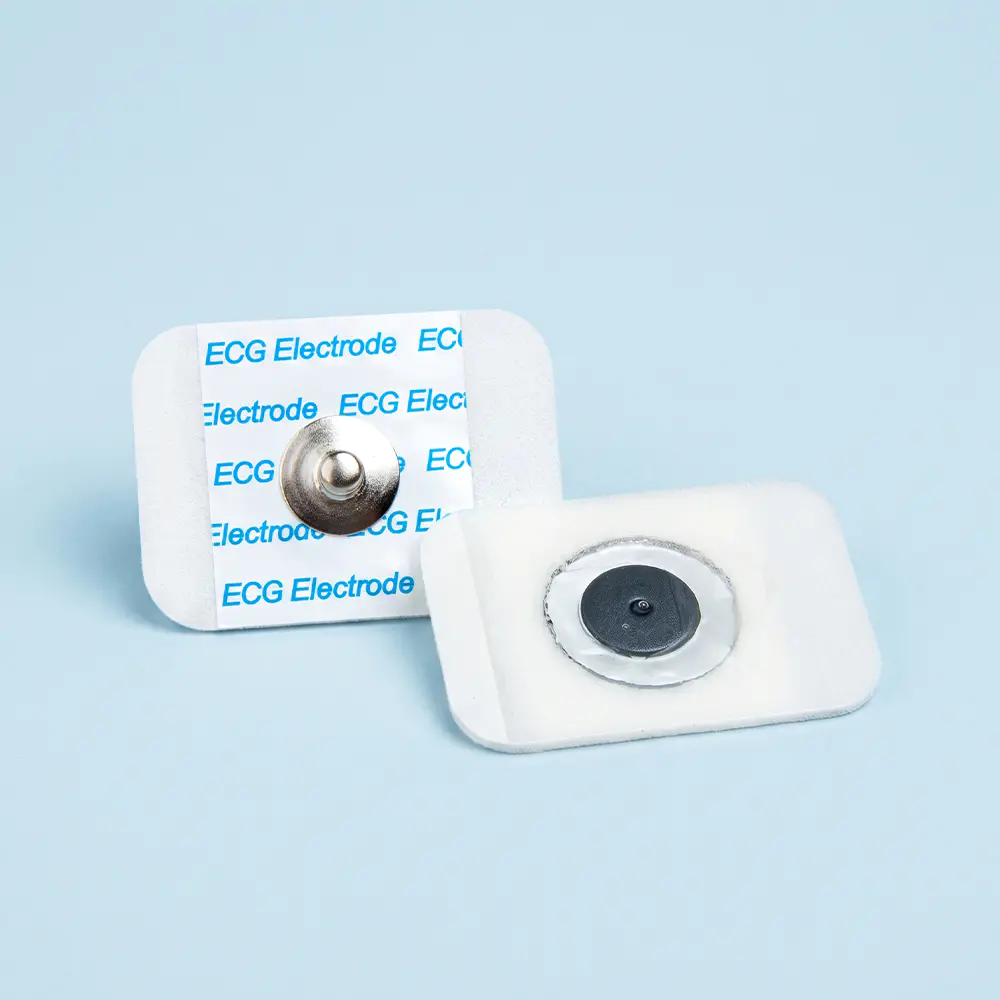 อิเล็กโทรด ECG แบบ Snap โฟมแบบใช้แล้วทิ้งขนาด 25 * 35 มม. สำหรับการตรวจสอบ ECG สำหรับผู้ใหญ่
