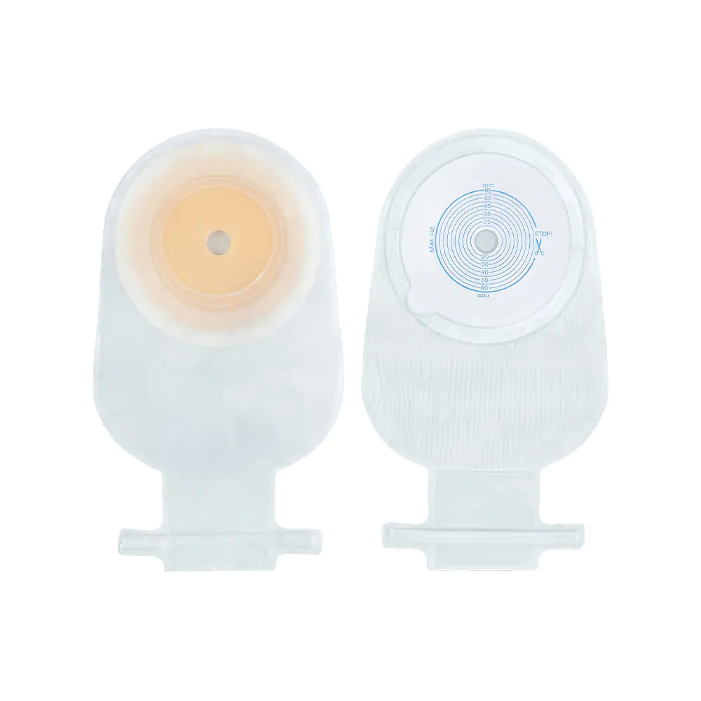 เมมเบรนตาข่ายด้านเดียวชิ้นเดียวและถุง Ostomy ชั้นนอกแบบไม่ทอ