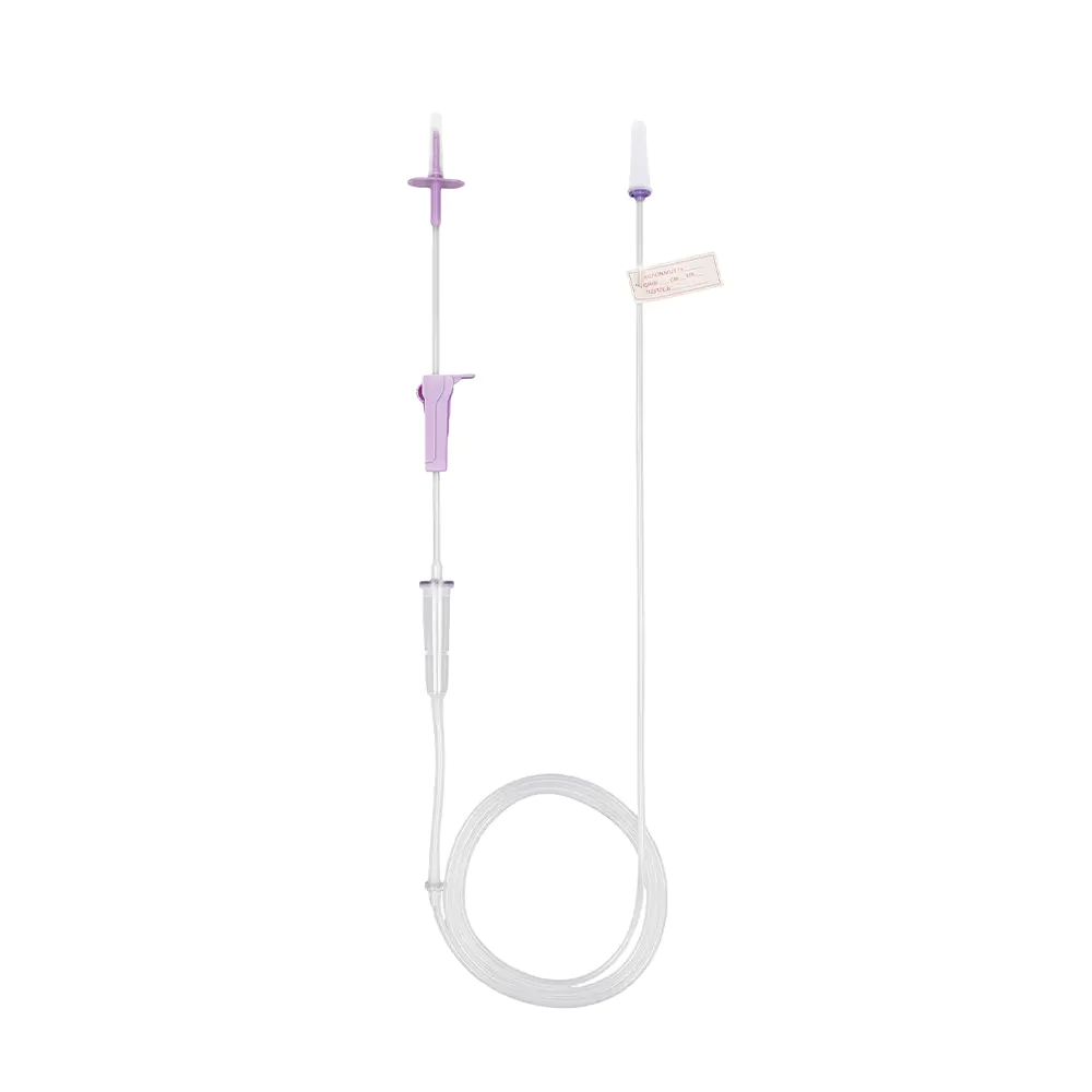 สายการให้อาหารแบบ Infusion Line แบบปลอดเชื้อพร้อม Spike