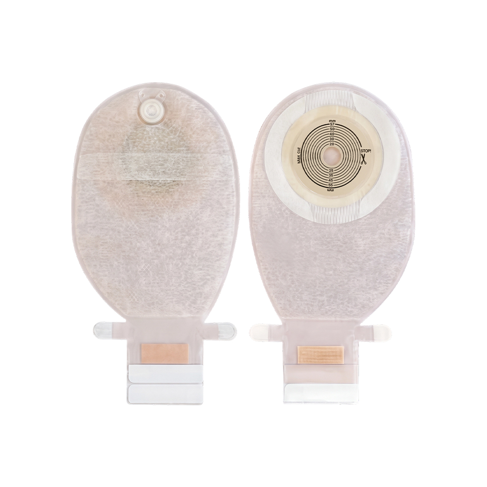 ชิ้นเดียว/สองด้านไม่ทอชั้นนอกแคลมป์ซีลถุง Ostomy